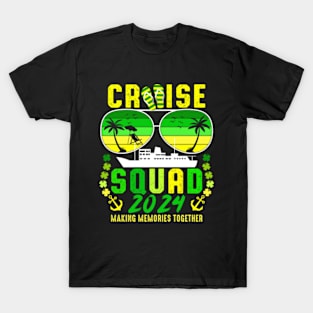 St Patrick's Day Cruise Squad 2024 Family Matching Trip T-Shirt